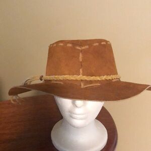 Brown Suede Women's Hat